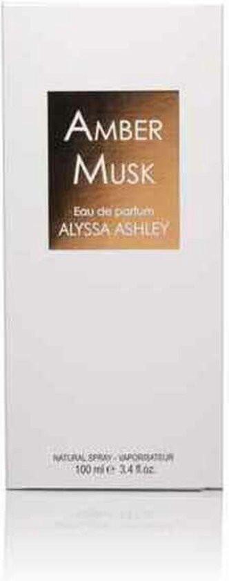 Alyssa Ashley Amber Musk Eau de Parfum Spray – Vaporisateur Femme 100ml.
