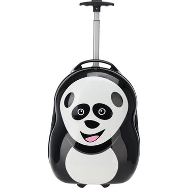 Panda Kids Luggage Set With Retractable Handle Backpack And Suitcase Travel Trolley.