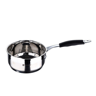 Bergner Midnight Stainless Steel Induction Pan 1.3 L Durable Everyday Kitchen Cookware.