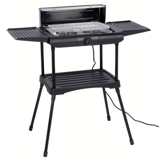 Excellent Electrics Standing Electric Barbecue Grill With Stand For Smokeless Outdoor Grilling.