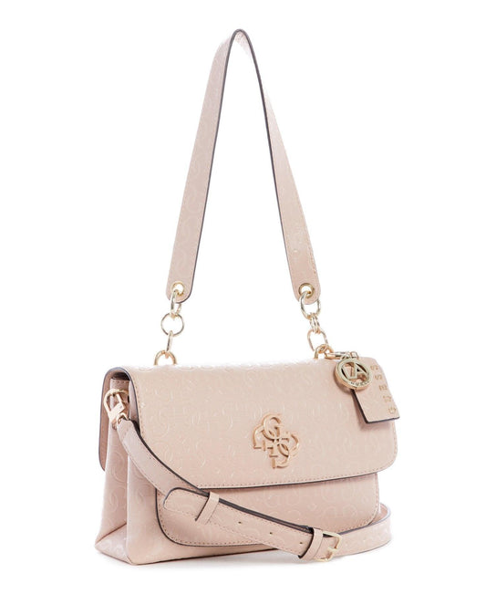 Guess, Cathleen, Textile Bag, Shoulder Bag, Blush, For Women.
