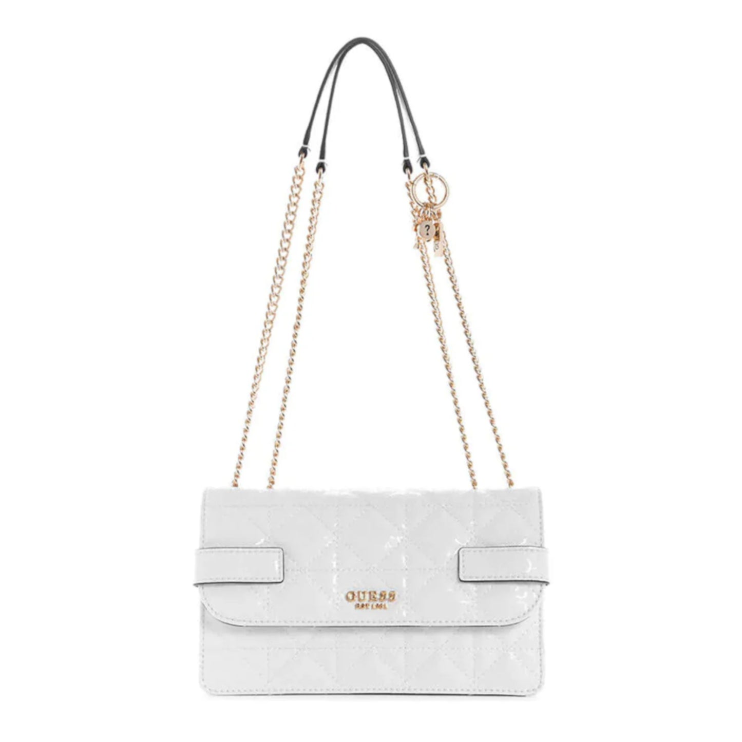 Guess Malia weiße Handtasche – Luxuriöse Kunstledertasche für Damen (25x15x9 cm)
