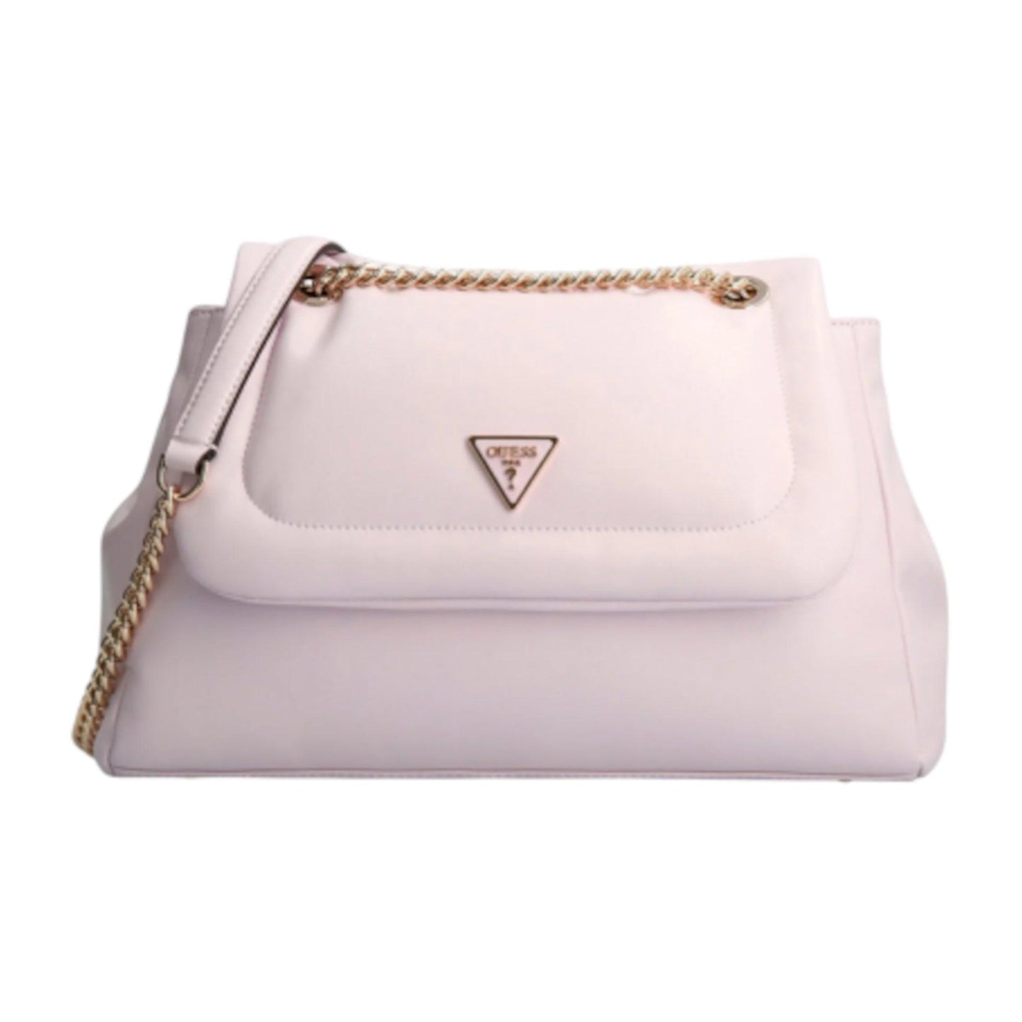 Guess Sharma Lilac Handbag for Women — Luxury Synthetic Fabric Designer Bag.
