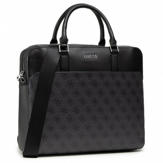 Guess, Vezzola, Textile Bag, Black, Unisex.