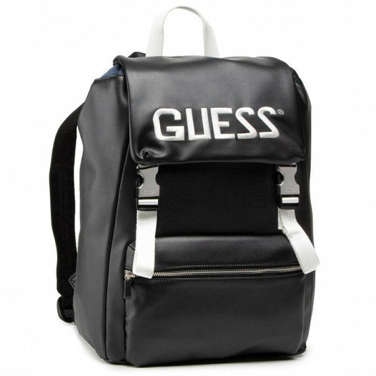 Guess, Salameda, Textile Backpack, Black, For Men.