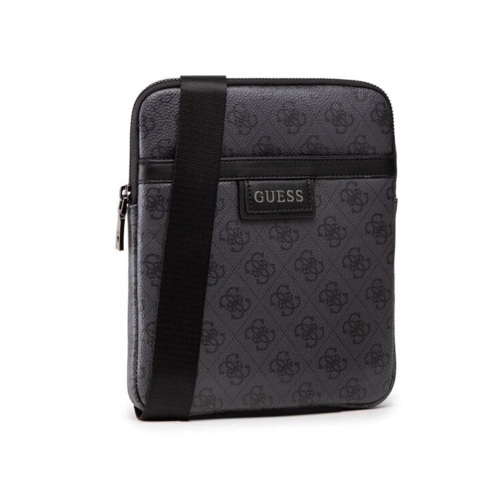 Guess, Vezzola, Textile Crossbody Bag, Black, 19 x 24 x 2cm, For Women.