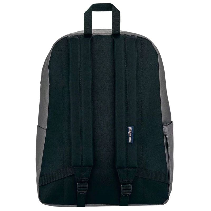 JanSport Super break Backpack– Grey/Silver Everyday Bag - Afanaya