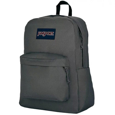 JanSport SuperBreak Backpack - Grey/Silver - School, Work, Travel.