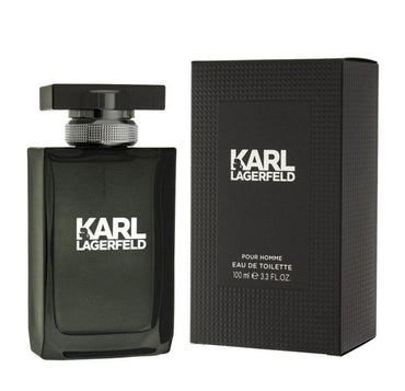 Karl Lagerfeld Pour Homme Eau de Toilette 100ml – Fresh Woody Masculine Fragrance.