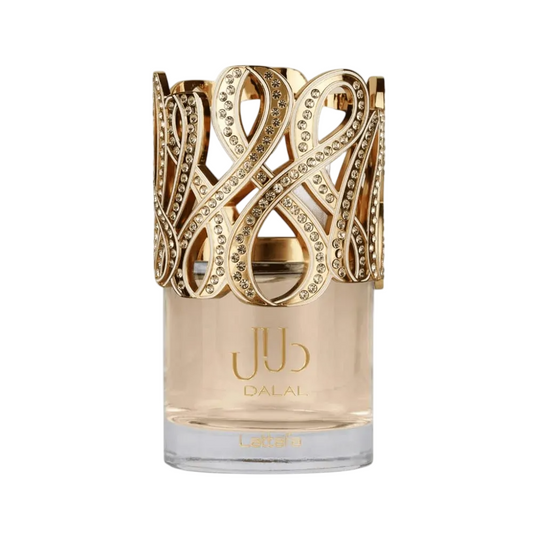 Lattafa Dalal Eau de Parfum pour femme, parfum élégant floral oriental, 100 ml