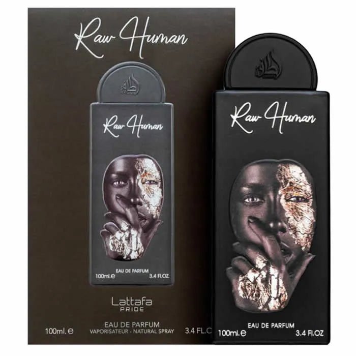 LATTAFA PRIDE RAW HUMAN EAU DE PARFUM SPRAY 100ML - Afanaya