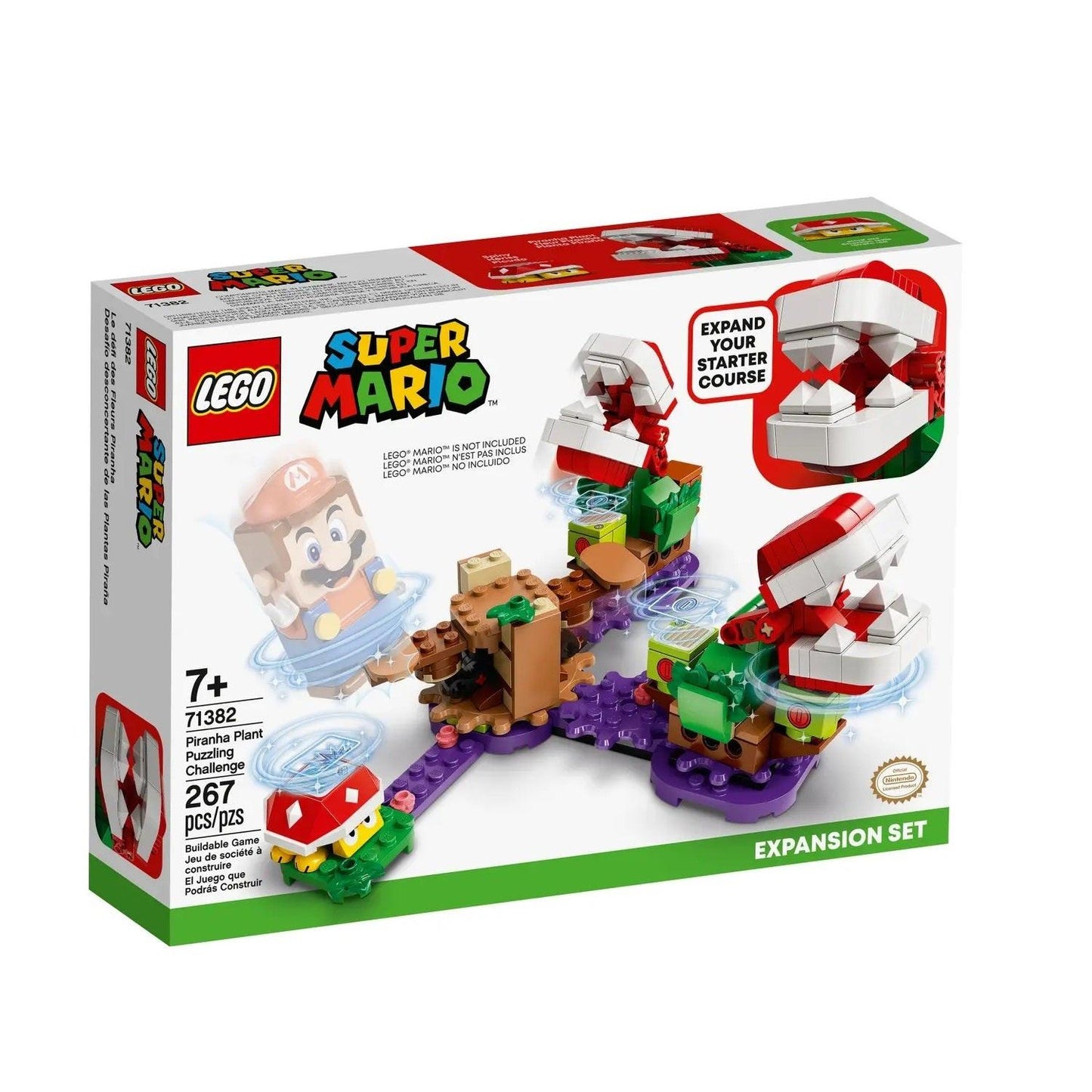 LEGO Super Mario Piranha Plant Puzzling Challenge Set 71382.