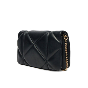 Love Moschino Sacs Bandouliere Crossbody Bag With Wooden Shelf Accent And Stylish Design.