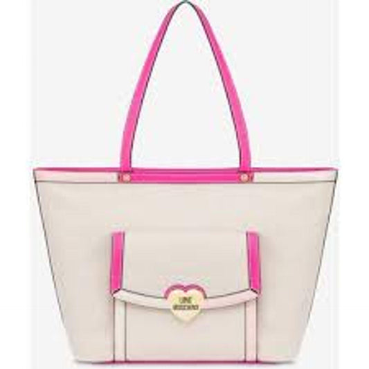 Love Moschino Shoulder Bag Chic Designer Handbag With Iconic Logo And Spacious Interior For Fashionistas.
