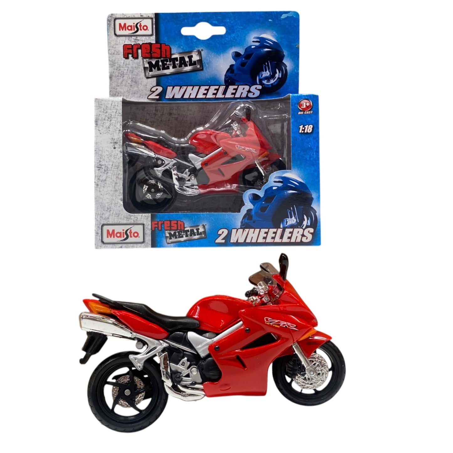 Maisto Fresh Metal Motorrad Die-Cast Modell Maßstab 1:18 – Ab 3 Jahren