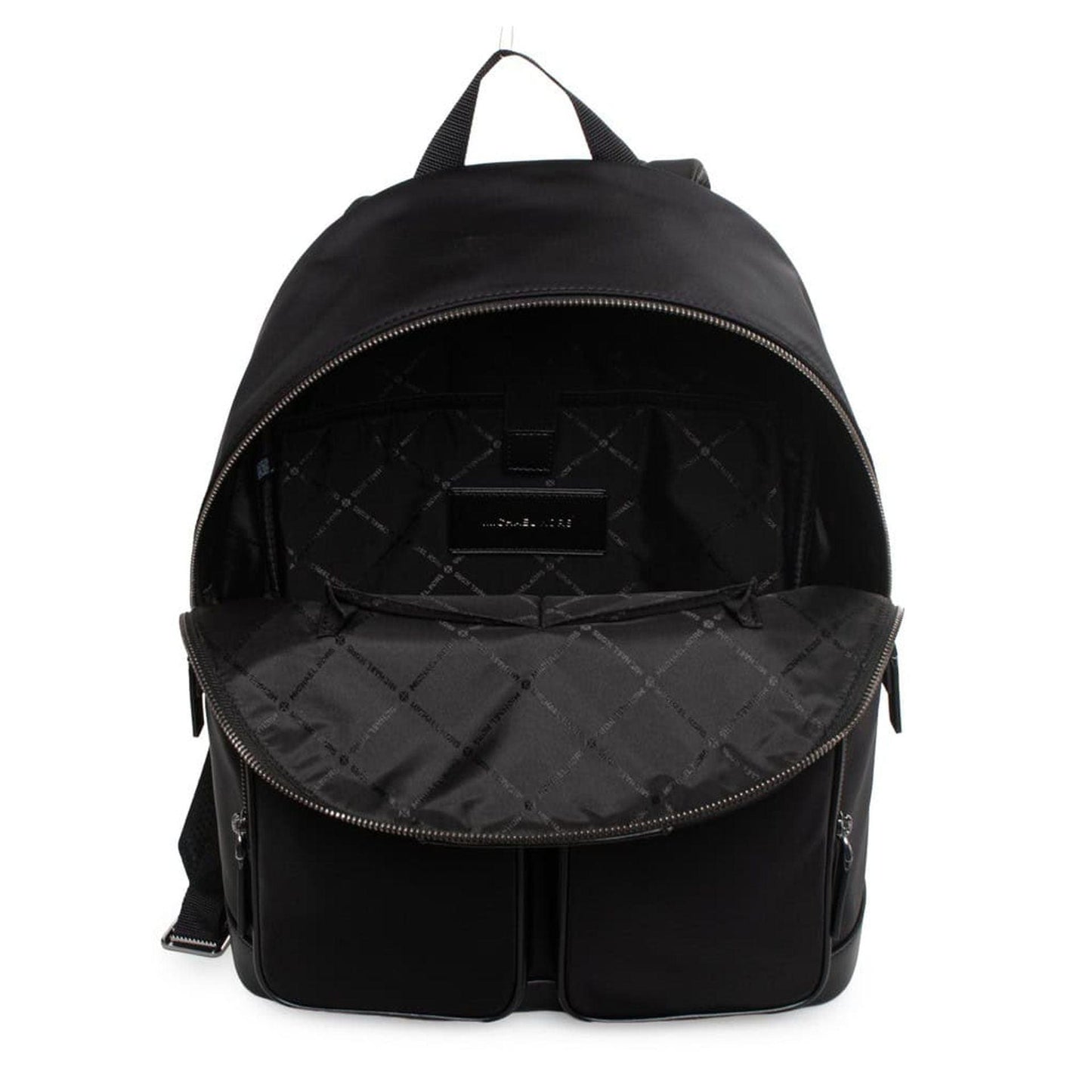 Michael Kors Men’s Logo Backpack – Zip Closure Rucksack with Multiple Pockets.