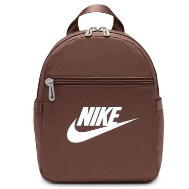 Nike Sportswear Mini Backpack Brown Futura 365 Lightweight Everyday Carry with Adjustable Straps.