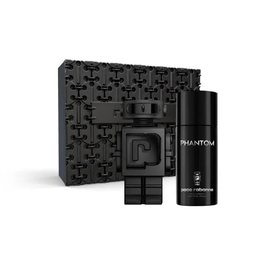 Paco Rabanne Phantom Parfum Eau De Parfum Vaporisateur 100ml Coffret 2 Produits Christmas 2023 - Afanaya