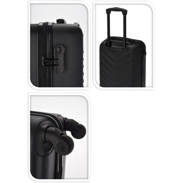 ProWorld 53 cm Cabin Suitcase Lightweight Hard Shell Carry - On with Spinner Wheels - Afanaya