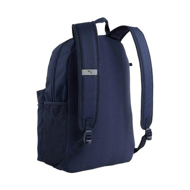 Puma Phase Set Backpack With Pencil Case Navy Blue Durable Everyday Carry Set For School And Travel.