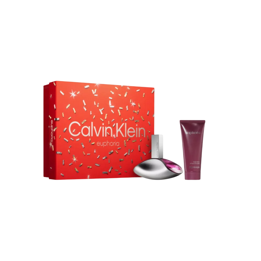 Coffret Calvin Klein Euphoria Femme – EDP 100ml + Lait Corps 100ml – coffret