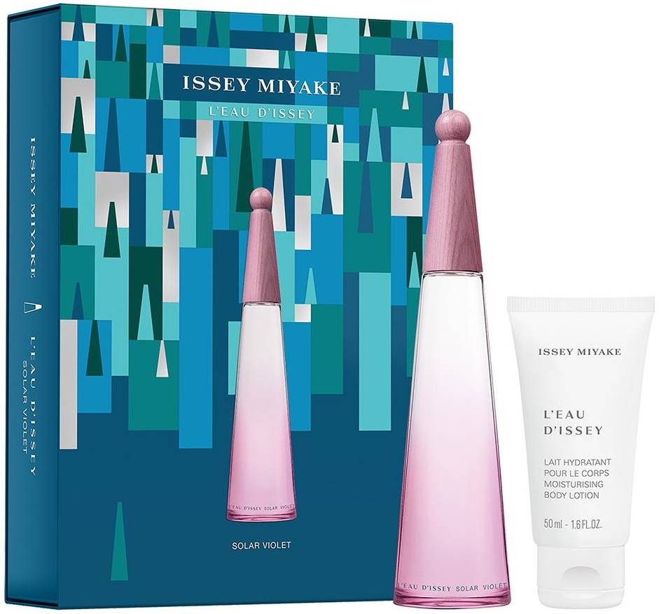 Issey Miyake L'Eau d'Issey Solar Violet Geschenkset für Damen EDT 50ml und Body Lotion 50ml