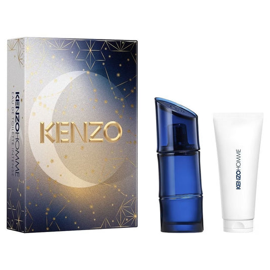 Coffret Kenzo: Homme Intense, Eau De Toilette, Pour Homme, 60 ml + Homme, Gel Douche, Pour Tous Types De Peau, 75 ml