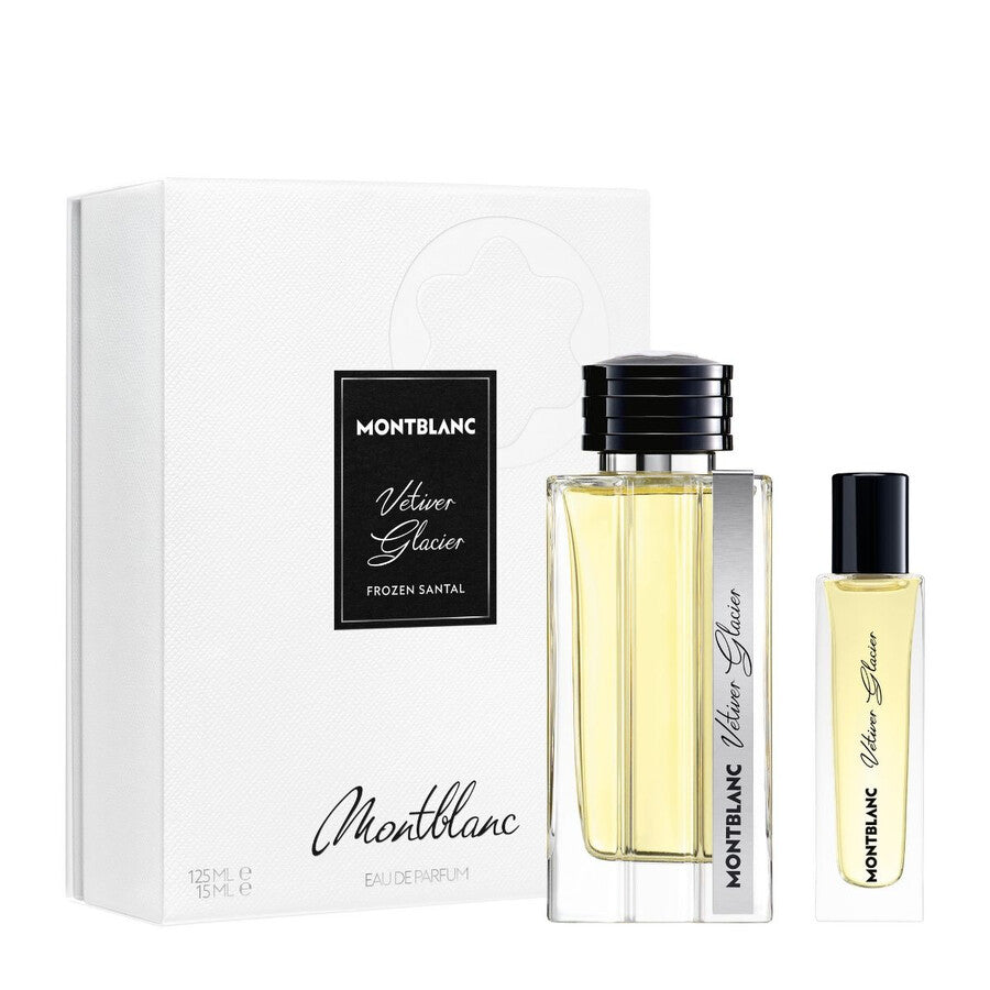 Montblanc Vetiver Glacier Eau de Parfum 125ml + 15ml Geschenkset für Herren