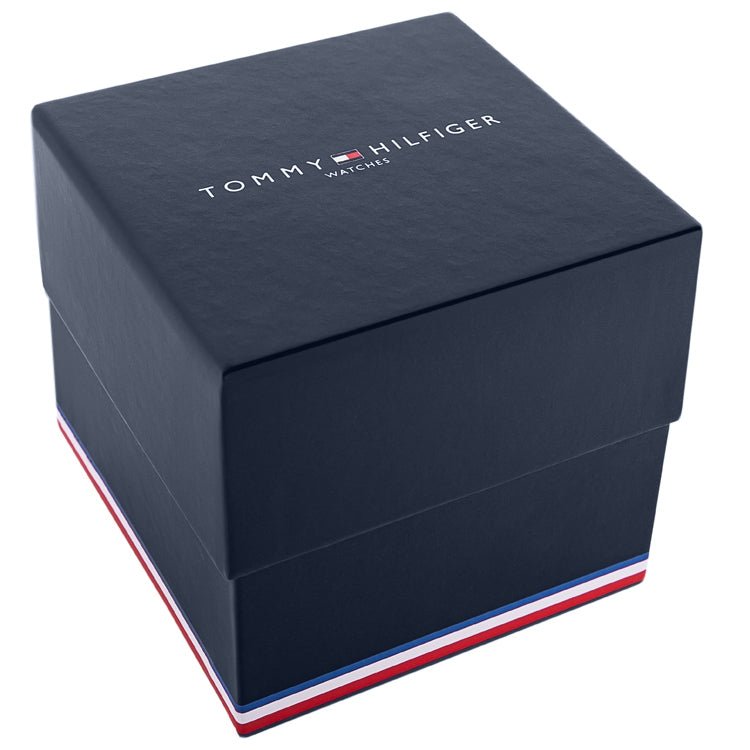 Tommy Hilfiger Kyle 1791632 Men’s Chronograph Watch Stainless Steel Silver with Original Box - Afanaya