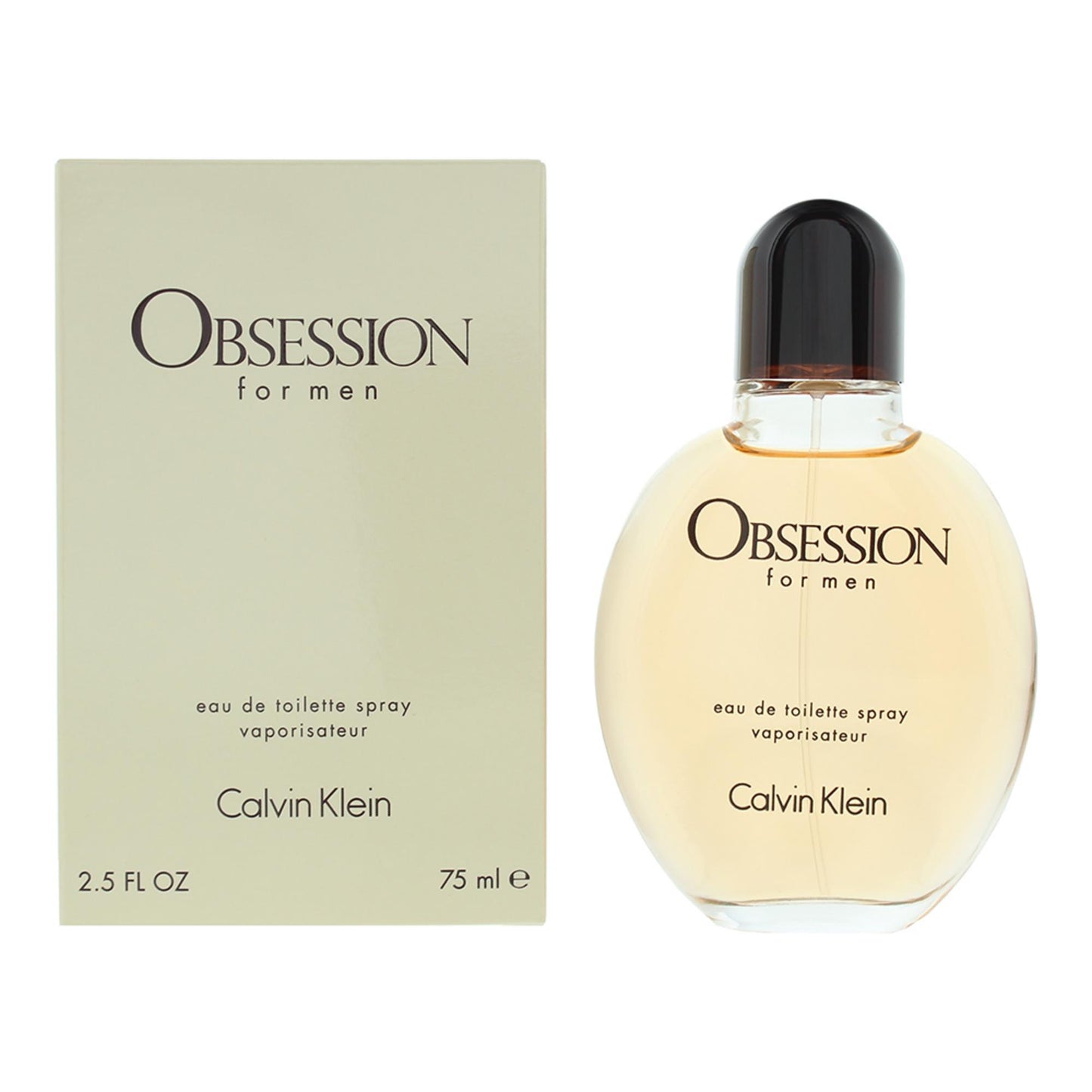Calvin Klein, Obsession, Eau De Toilette, Pour Homme, 75 ml
