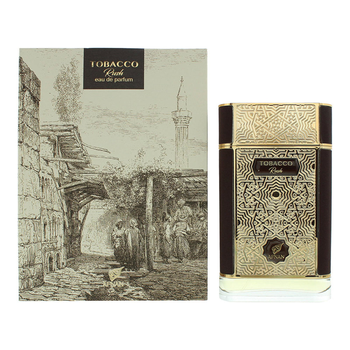 Afnan Tobacco Rush Eau de Parfum Unisexe 80ml – vue 2