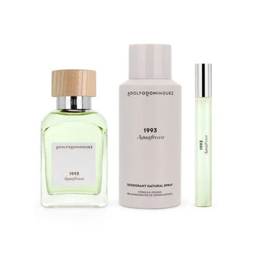 Adolfo Dominguez Agua Fresca Eau de Toilette Spray 120ml Coffret 3 Produits Parfum Homme - Afanaya