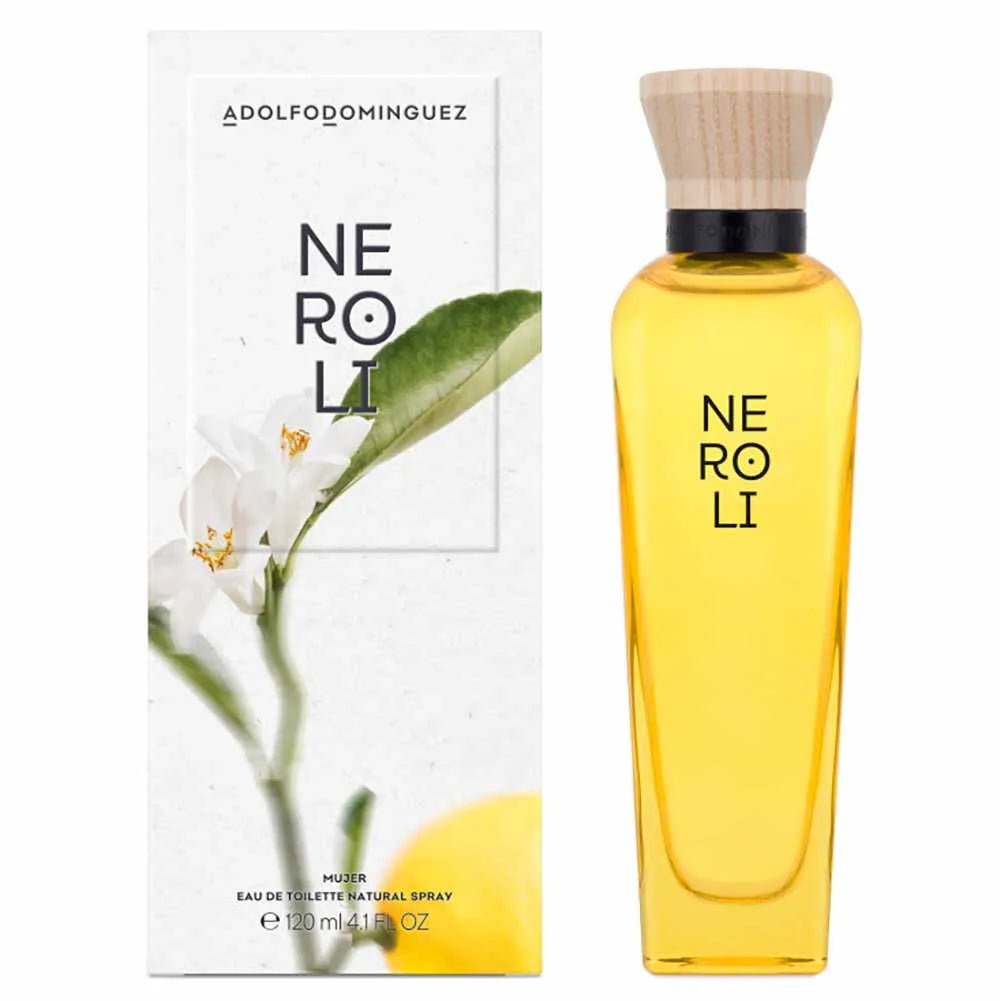 "Adolfo Dominguez Neroli Woman Eau de Toilette Spray 120ml Fresh Citrus Floral Perfume for Women - Afanaya