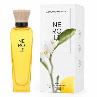 "Adolfo Dominguez Neroli Woman Eau de Toilette Spray 120ml Fresh Citrus Floral Perfume for Women - Afanaya