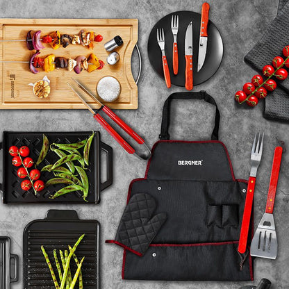 Bergner Bbq Accessoires - Geschenkset - 7 - Delig - Afanaya
