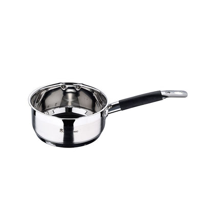 Bergner Masterpro Sauspan - Steelpan - Ø16 Cm - 1.3L - Afanaya