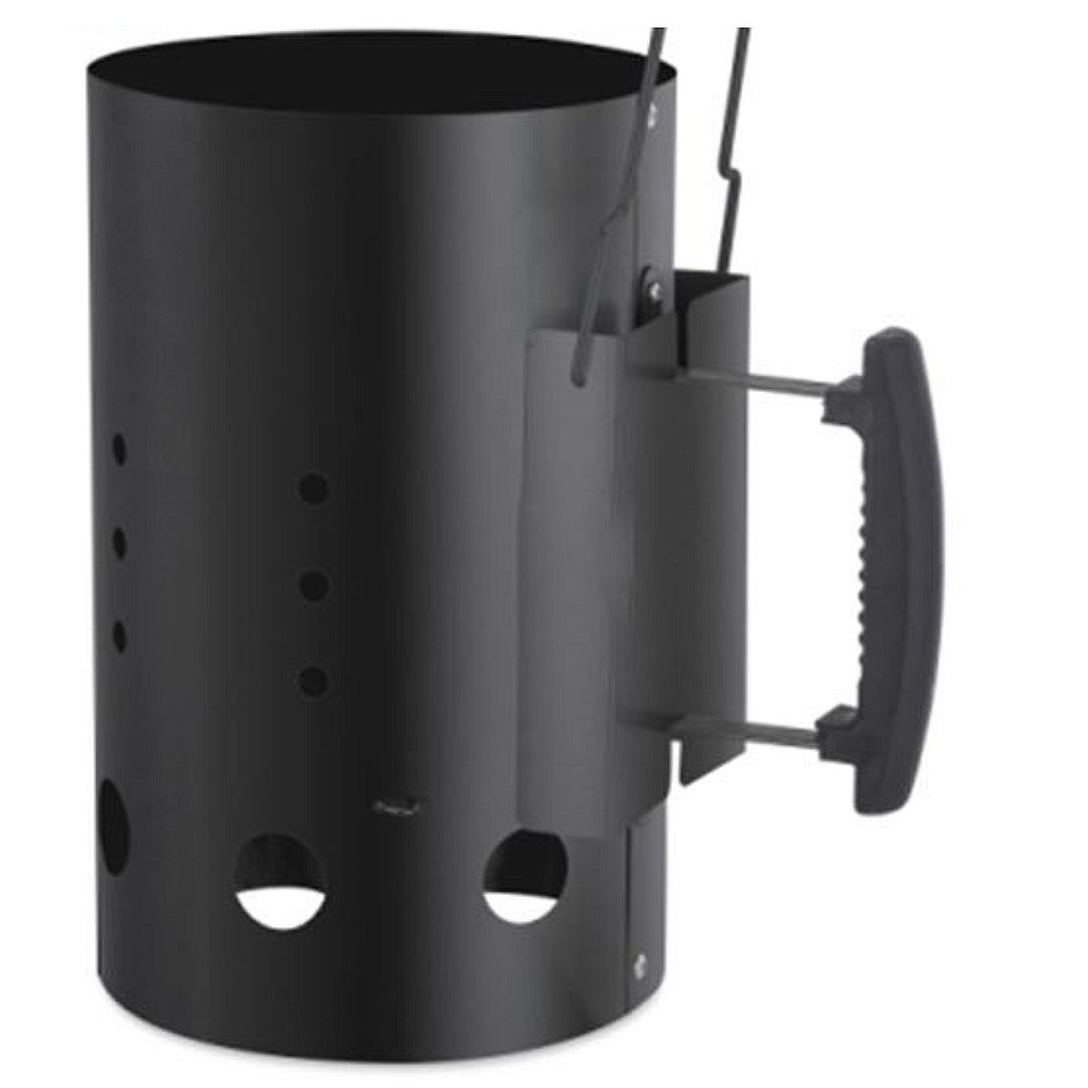 Brikettenstarter Xl Met Hitteschild - Luxe Uitvoering - Zwart - Afanaya