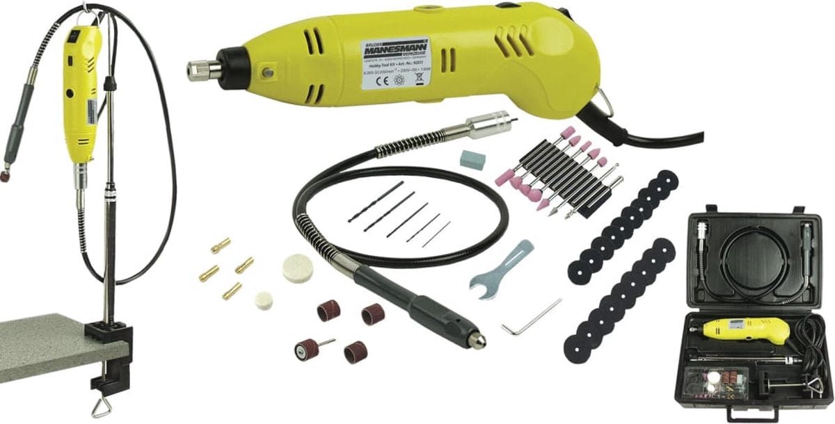Brüder Mannesmann Hobby Tool Set – 80 Piece DIY Hand Tools Kit in Carry Case - Afanaya