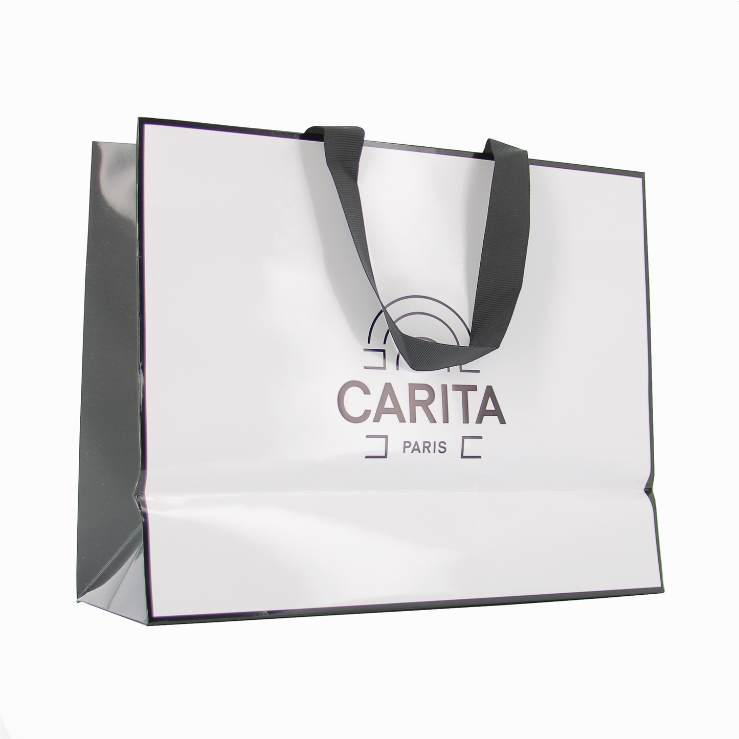 Sac de luxe Carita Paris — Sac à main en carton GWP Premium (Taille M)