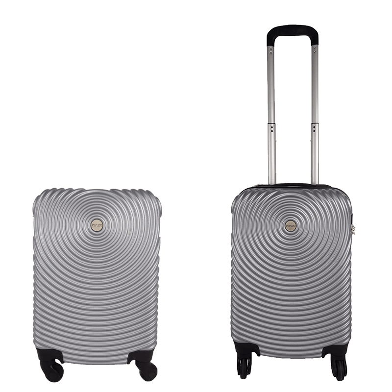 Ceruzo Cabin - Size Suitcase Lightweight 51.5 cm Hand Luggage – Grey - Afanaya