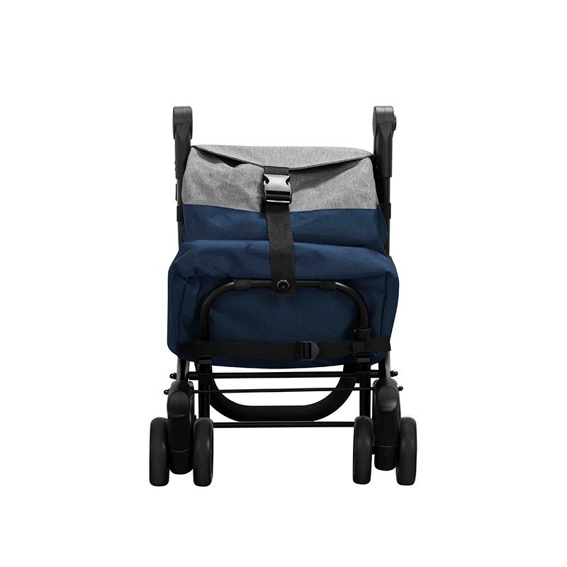 Ceruzo Go Four Grocery Trolley by Playmarket – 43.5 Liter – Blue/Grey - Afanaya