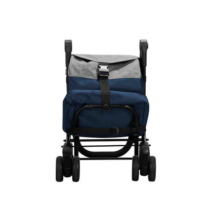 Ceruzo Go Four Grocery Trolley by Playmarket – 43.5 Liter – Blue/Grey - Afanaya