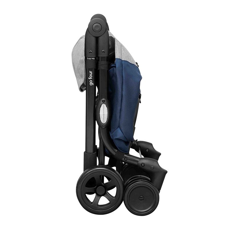 Ceruzo Go Four Grocery Trolley by Playmarket – 43.5 Liter – Blue/Grey - Afanaya