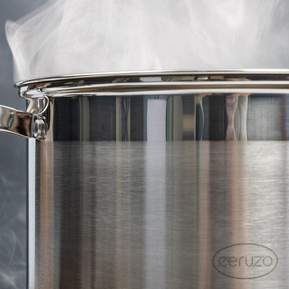 Ceruzo Rvs Soeppan - 12 Liter - Ø28 Cm - Afanaya