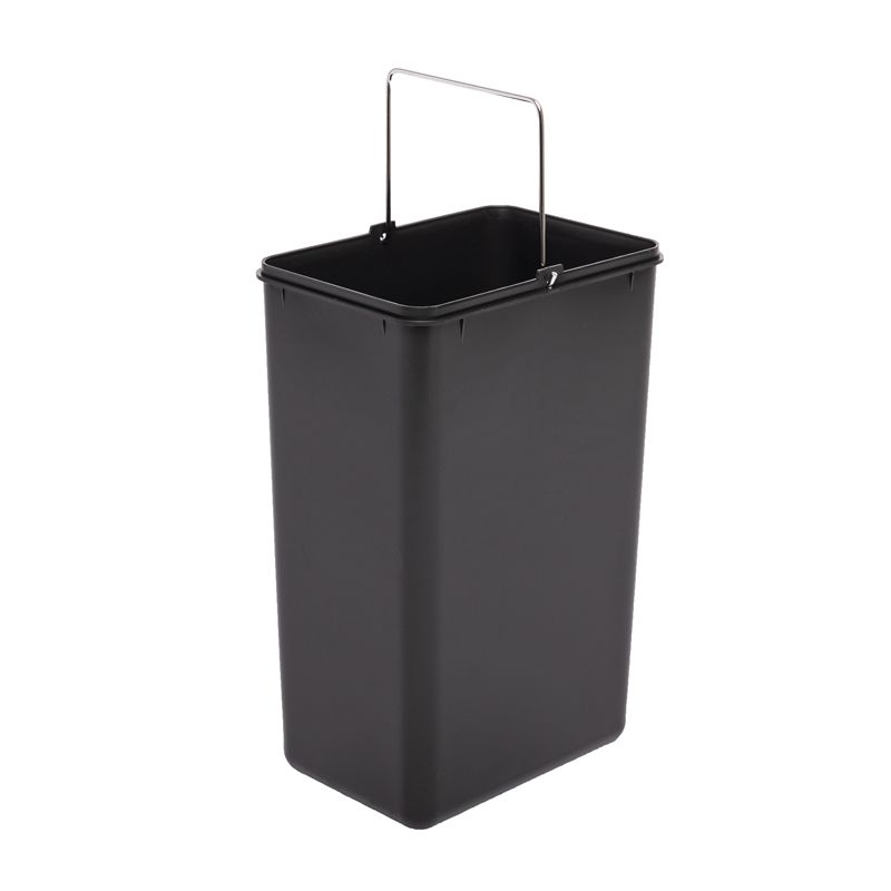 Ceruzo Stainless Steel Recycling Bin 3 Compartment Waste Separation Trash Can 3×15L - Afanaya