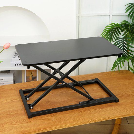 Desktop booster for laptop Workstation Height Adjustable for Home Office - Afanaya