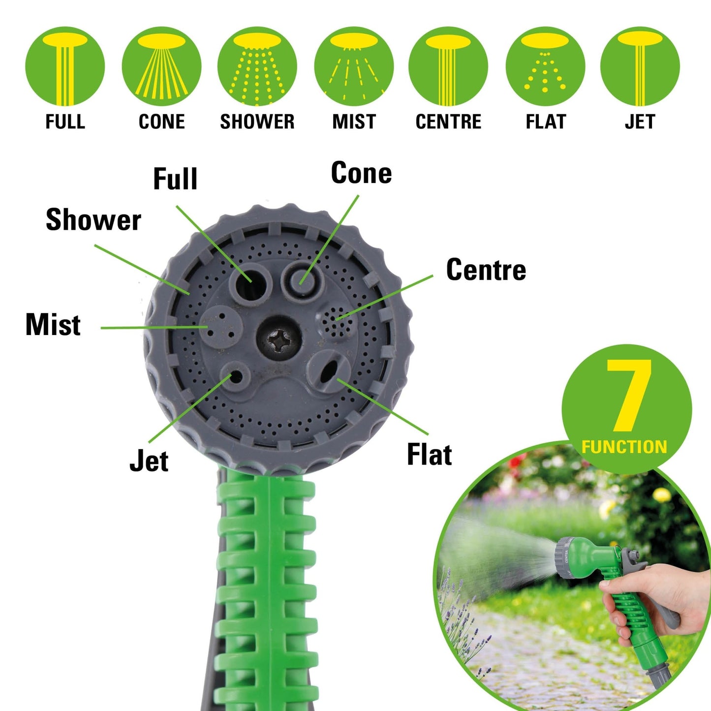 Gardenhose Set Elastic 10M - Afanaya