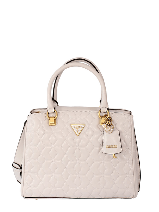 Guess Elenia Girlfriend Stone Handtasche für Damen – Luxuriöse Textil-Designer-Tasche