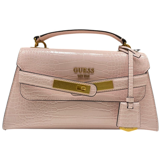 Guess Enisa Powder Pink Polyurethan Handtasche für Damen – Luxuriöse Designertasche (29x16,5x11 cm)