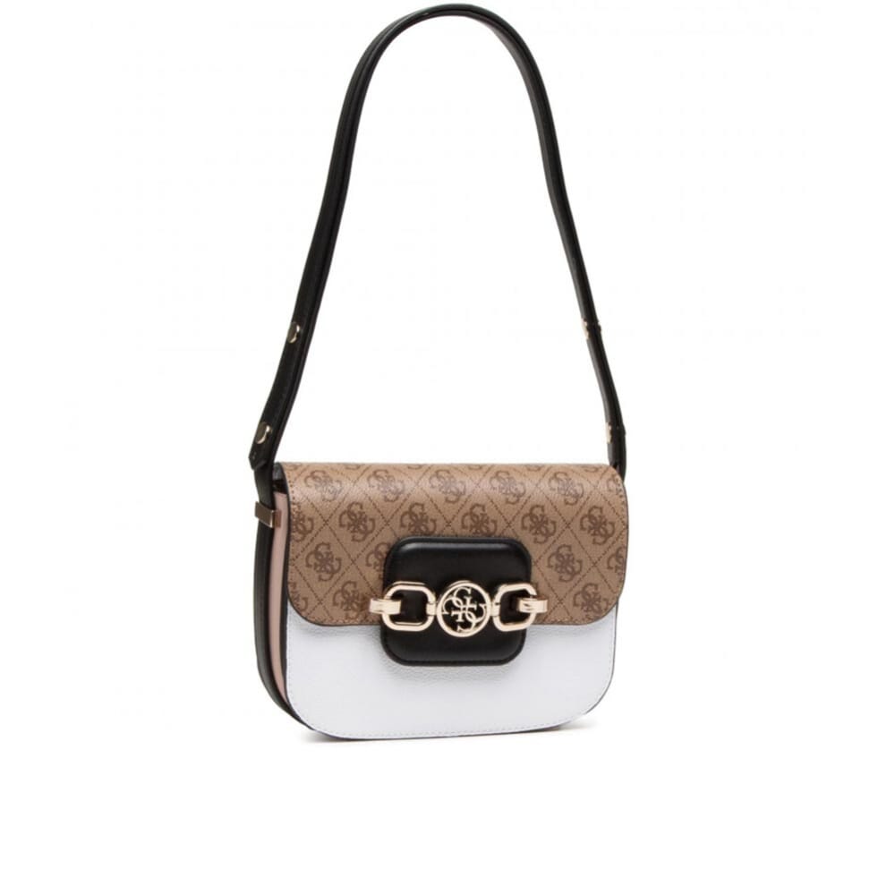 Sac bandoulière convertible Guess Hensely – Sac à main de luxe pour femme couleur Latte